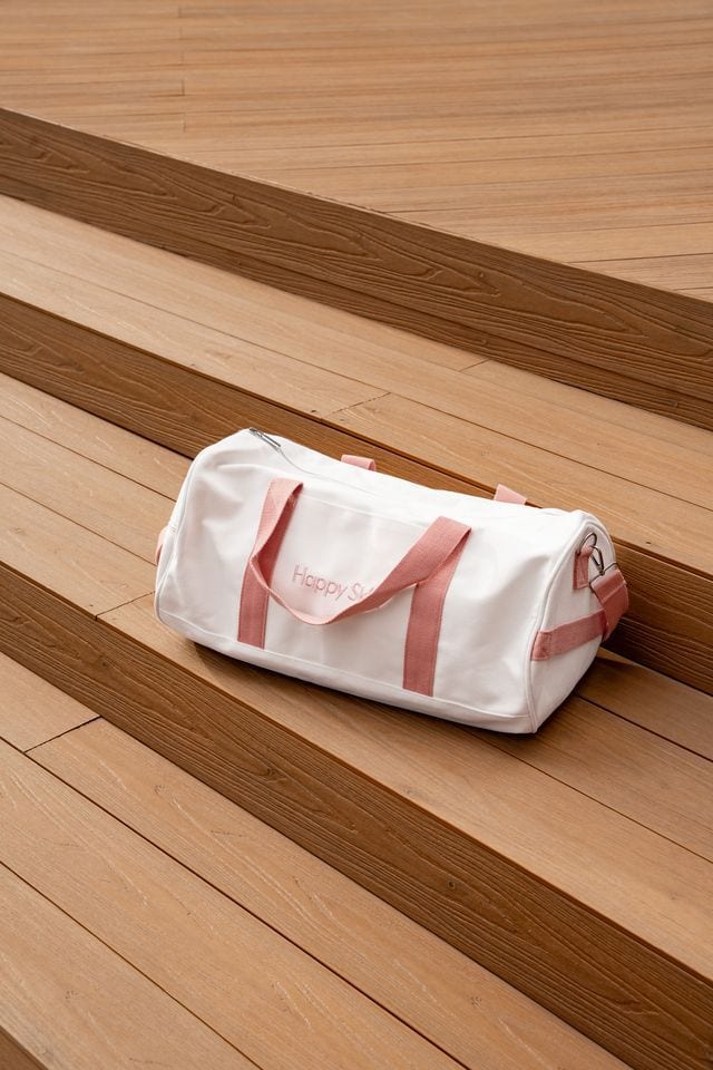 happy skin merch duffle bag